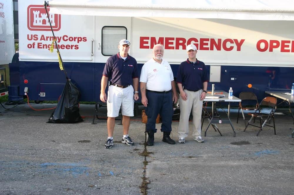  The Xpress Direct ground crew with the US Army Corps of Engineers  