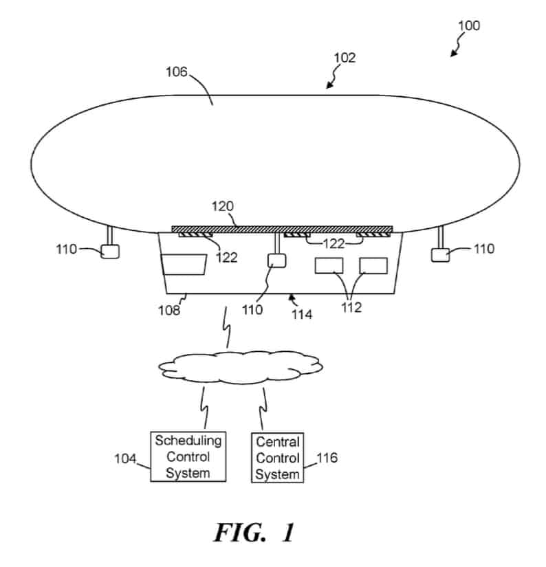  This is the drawing of a flying ship that Walmart submitted to the U.S. Patent Office. ( Graphic  : United States Patent and Trademark Office ) 