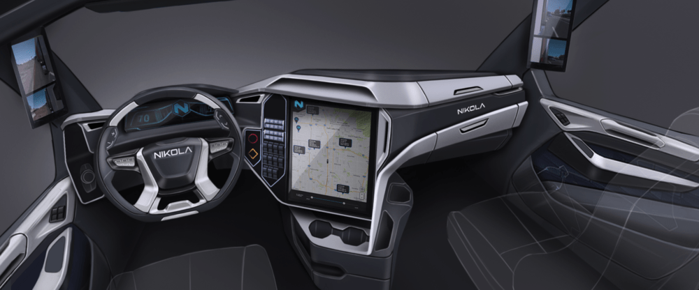  A look inside the Nikola One. (Photo/Nikola) 