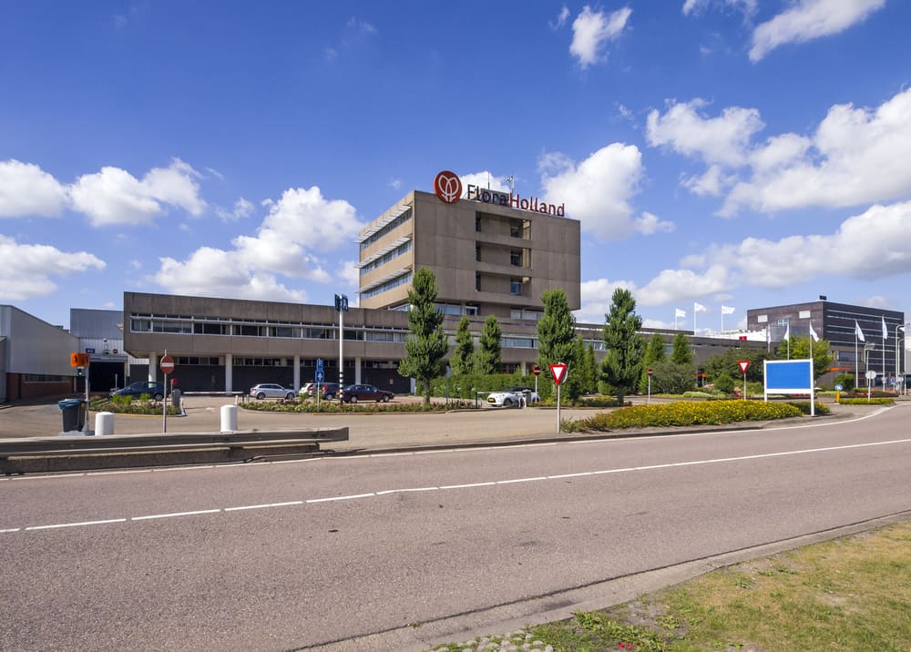   Office of Royal FloraHolland, the biggest auctioneers and exporters of flowers and plants in Holland Photo: Shutterstock  