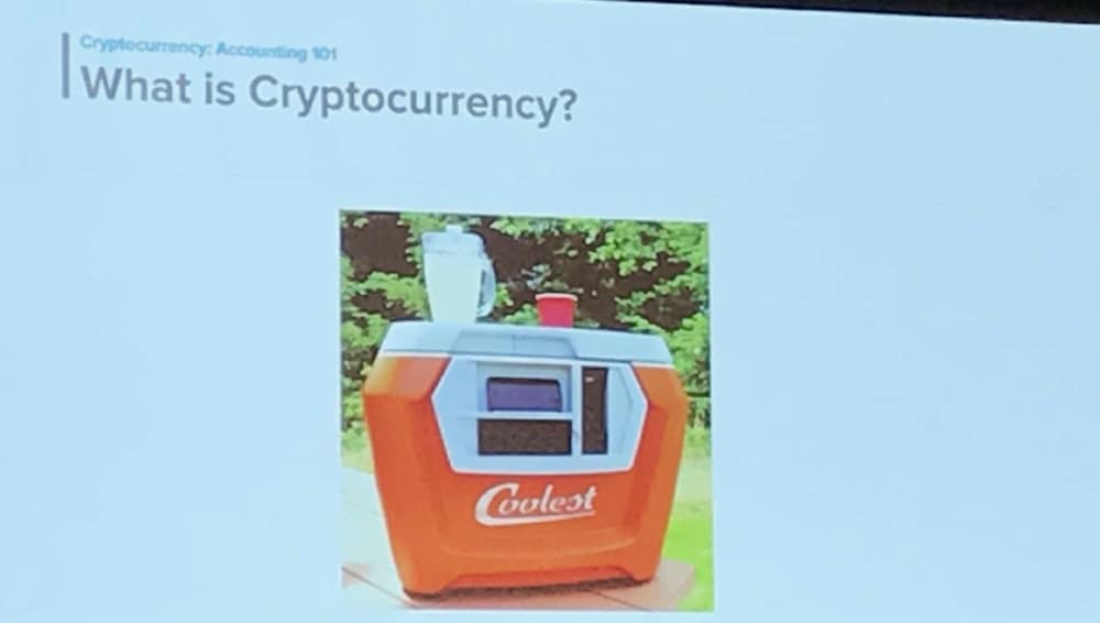  May likens Ethereum to a multi-functional cooler. 