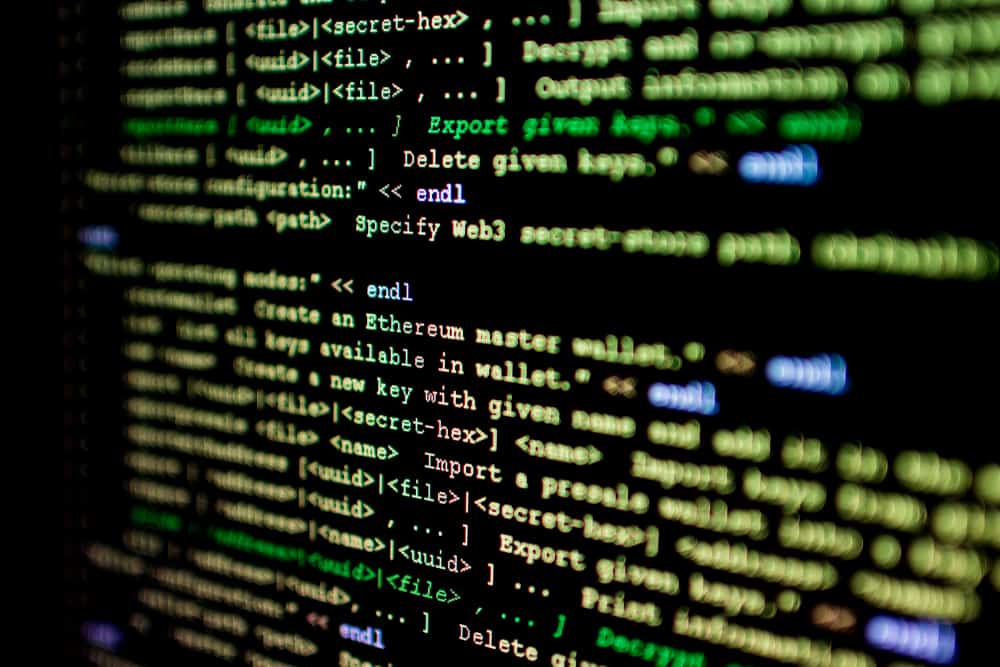  The source code for a smart contract on the Ethereum network. ( Photo: Shutterstock ) 