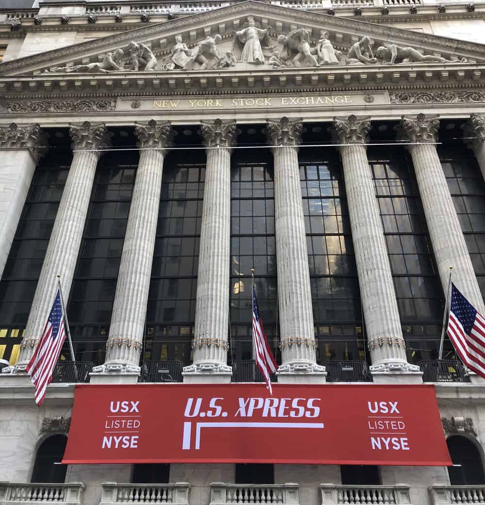  The New York Stock Exchange on the morning of June 14, 2018. ( Photo: FreightWaves ) 