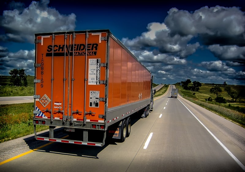   Schneider National has a Crisis Communications Team that is responsible for planning the safety of employees, equipment and customer freight during hurricanes and other adverse weather situations. (Photo: Truckstockimages.com)  