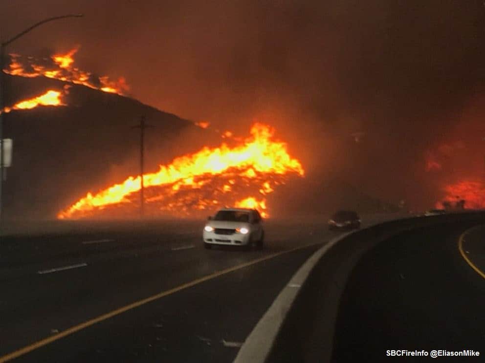  Hill Fire near Thousand Oaks, California on November 8, 2018.  (Photo: Santa Barbara County Fire Department)  