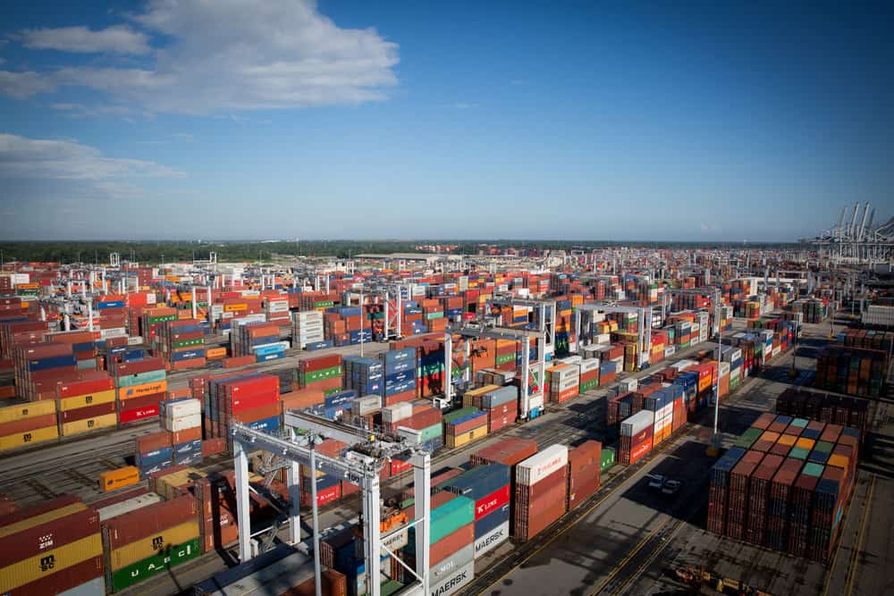  Port of Savannah’s Garden City Terminal is on track to see record container volumes (Photo: GPA) 