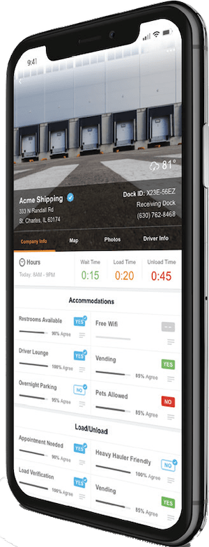 Screenshot of Dock411 app