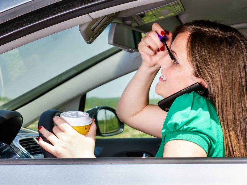 Australian drivers really do this while driving. Really.   (Photo: Shutterstock).  