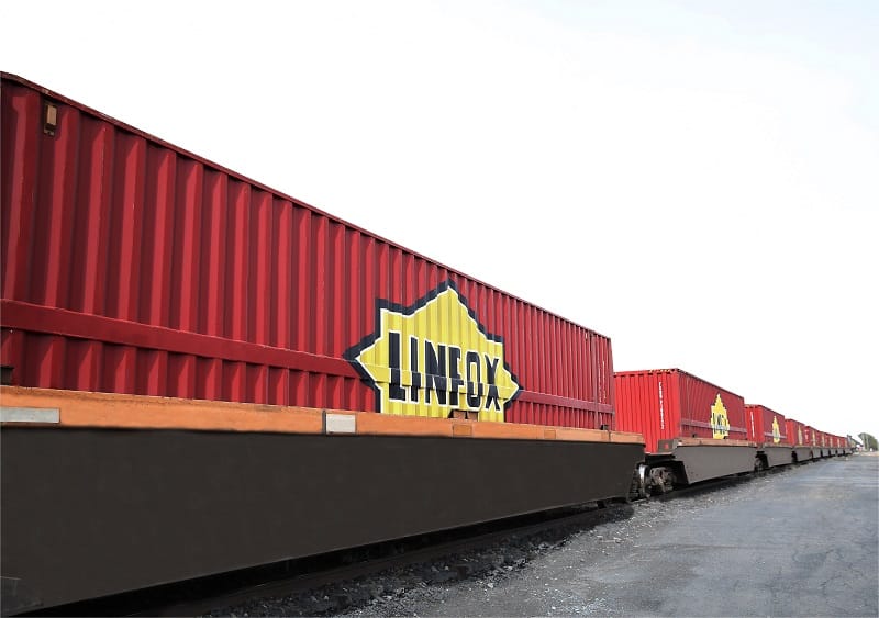  Linfox has already got underway the first rail service of the new business;  Photo: Linfox  