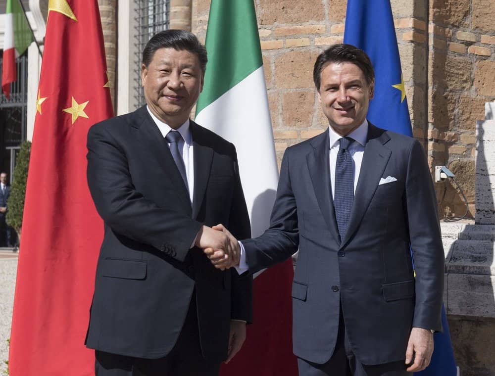  China’s Xi Jinping with Italy’s Giuseppe Conte  (Photo: Italian Prime Minister’s Office) 