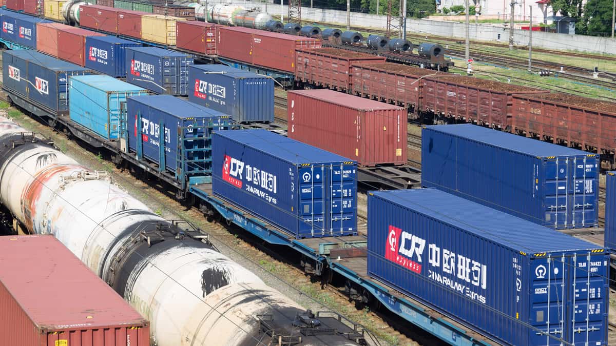 The freight railway route from China to Europe is not generating business volume (Photo: Shutterstock)