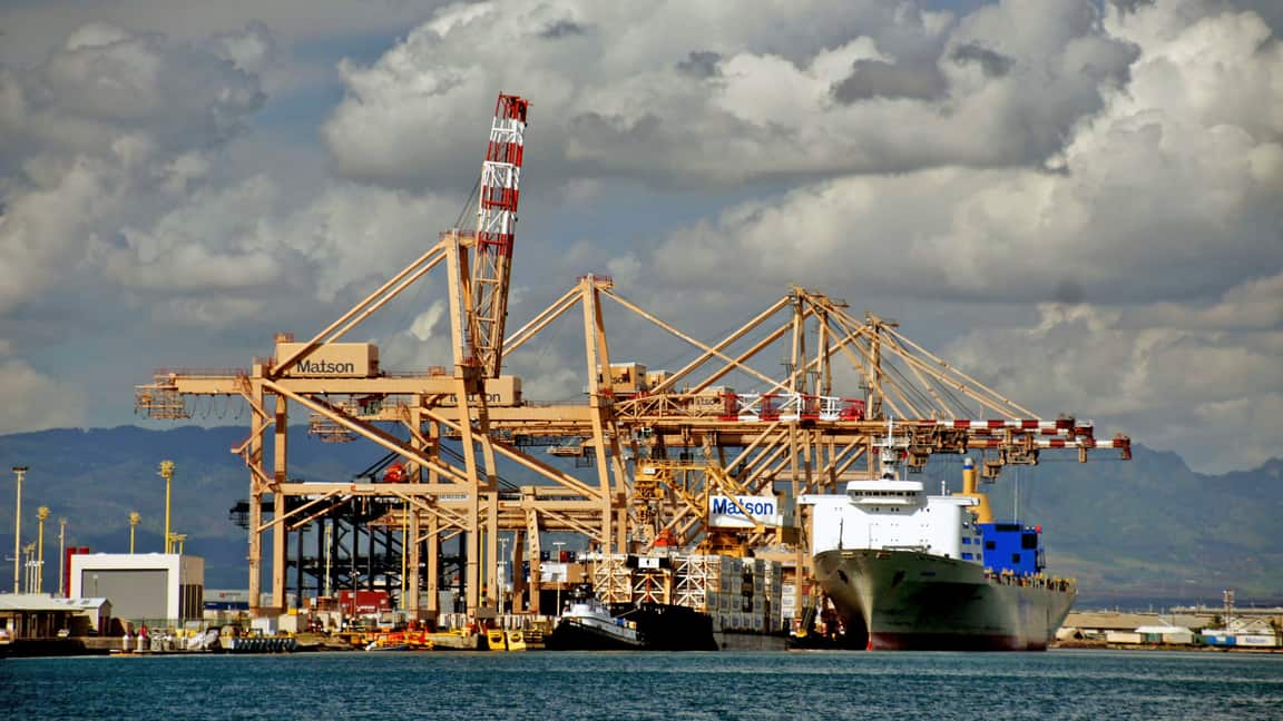 container terminal in Honolulu