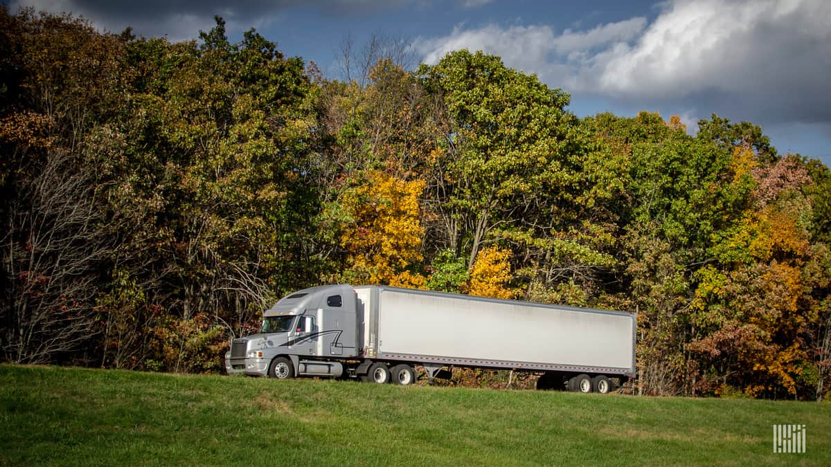 Trucking in the fall