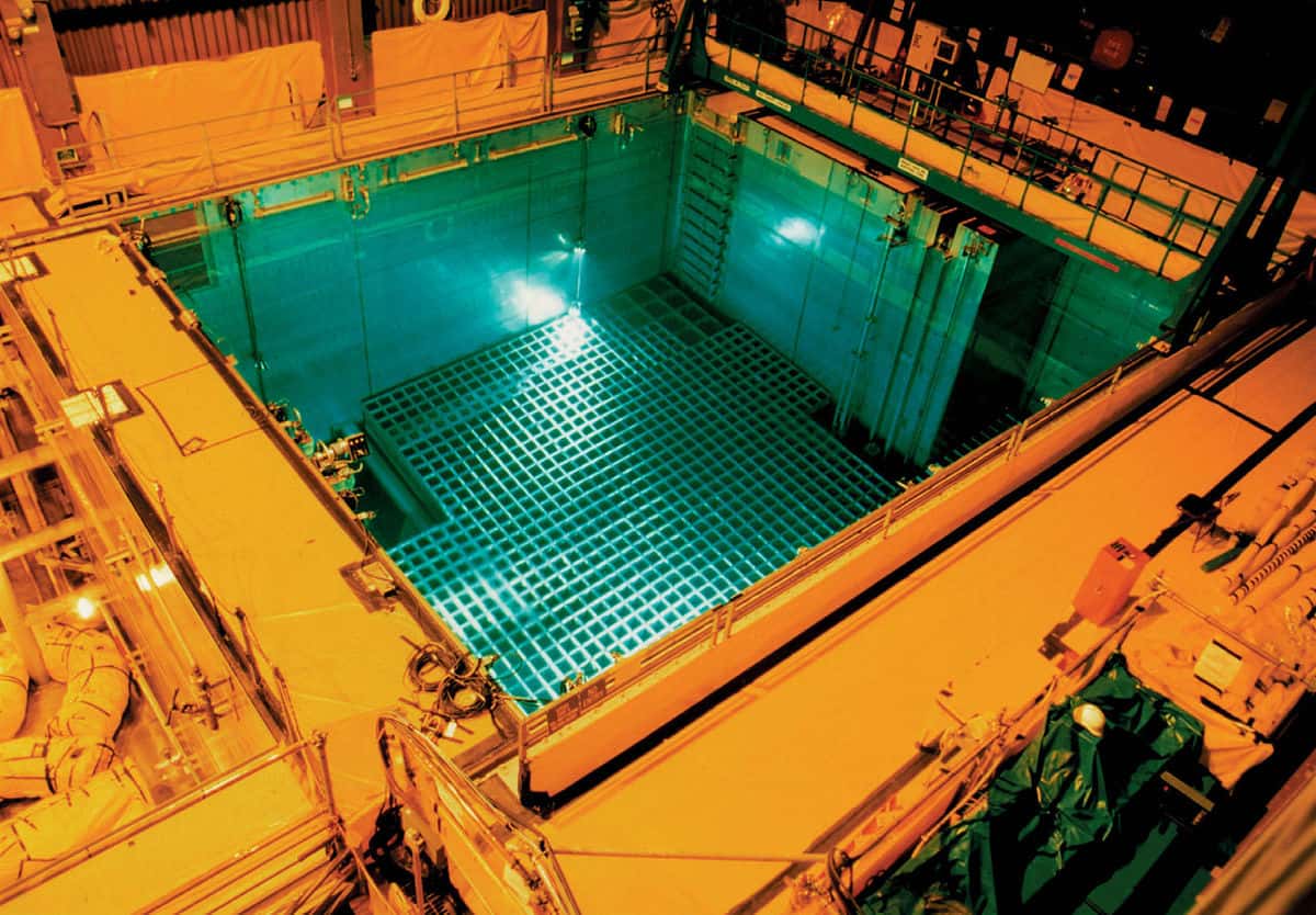 Pictured: the San Onofre Nuclear Generating Station spent fuel pool in 2014; Photo US Nuclear Regulatory Commission