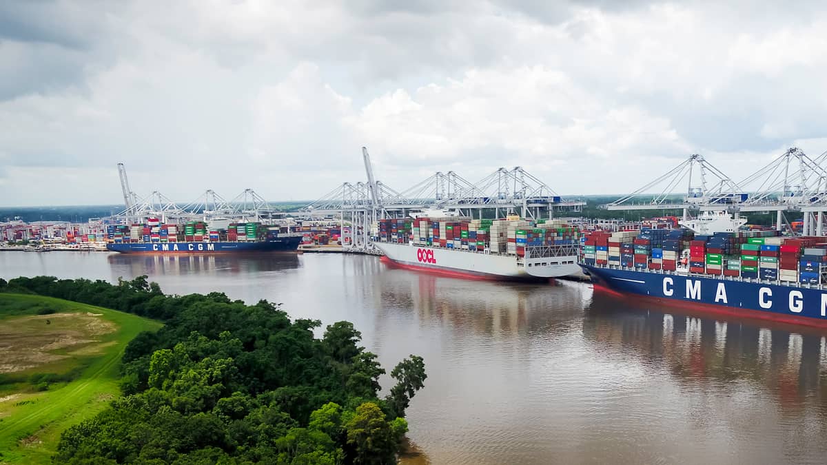 Ships calling on the Port of Savannah