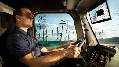 Virtual Visor in Truck