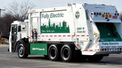 Mack LR Electric on test track