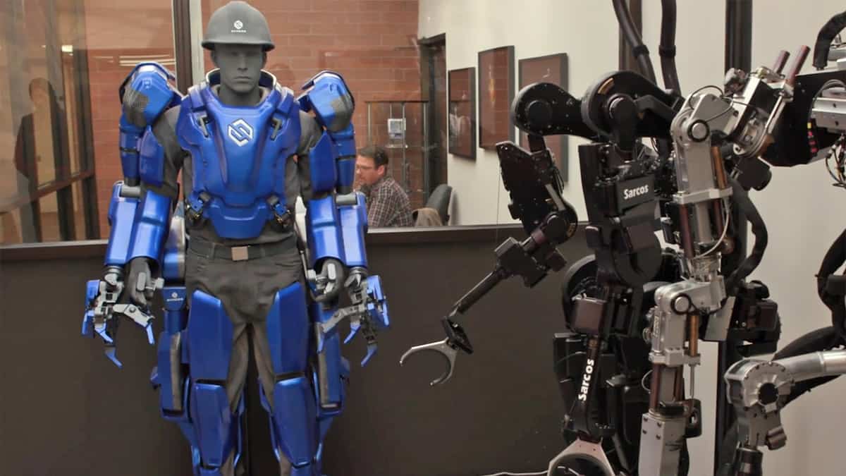 Wearable robot power suit looks like a superhero