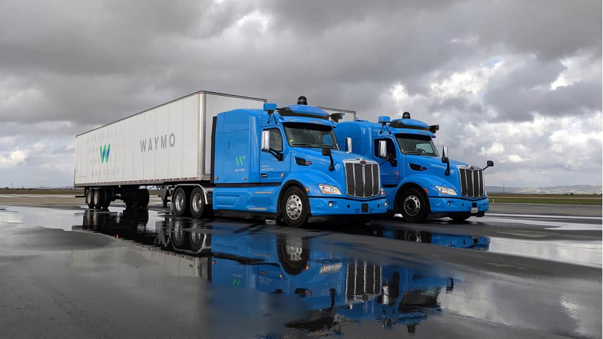 Waymo self driving truck