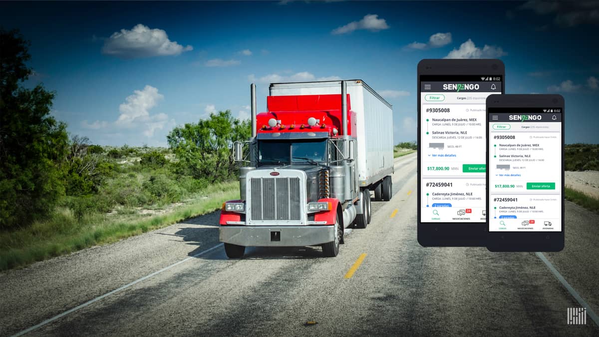 Mexican startup helps fleets digitalize operations and keep freight secure (Photo: Jim Allen/FreightWaves)