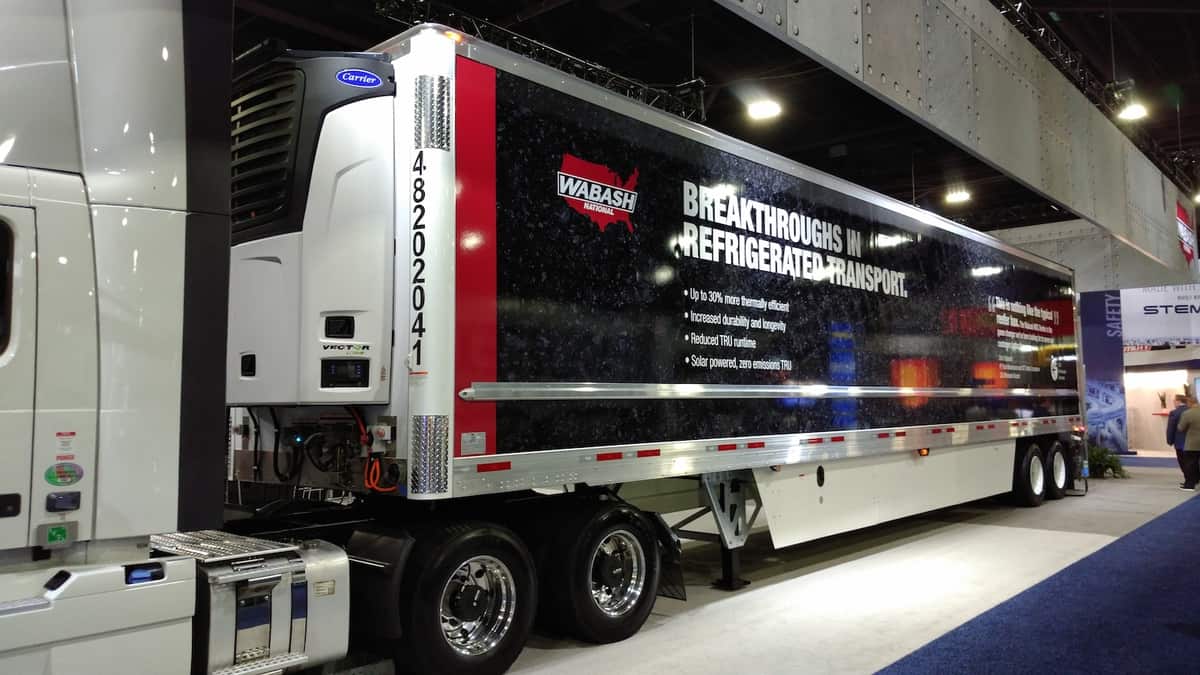 Wabash zero emissions reefer trailer