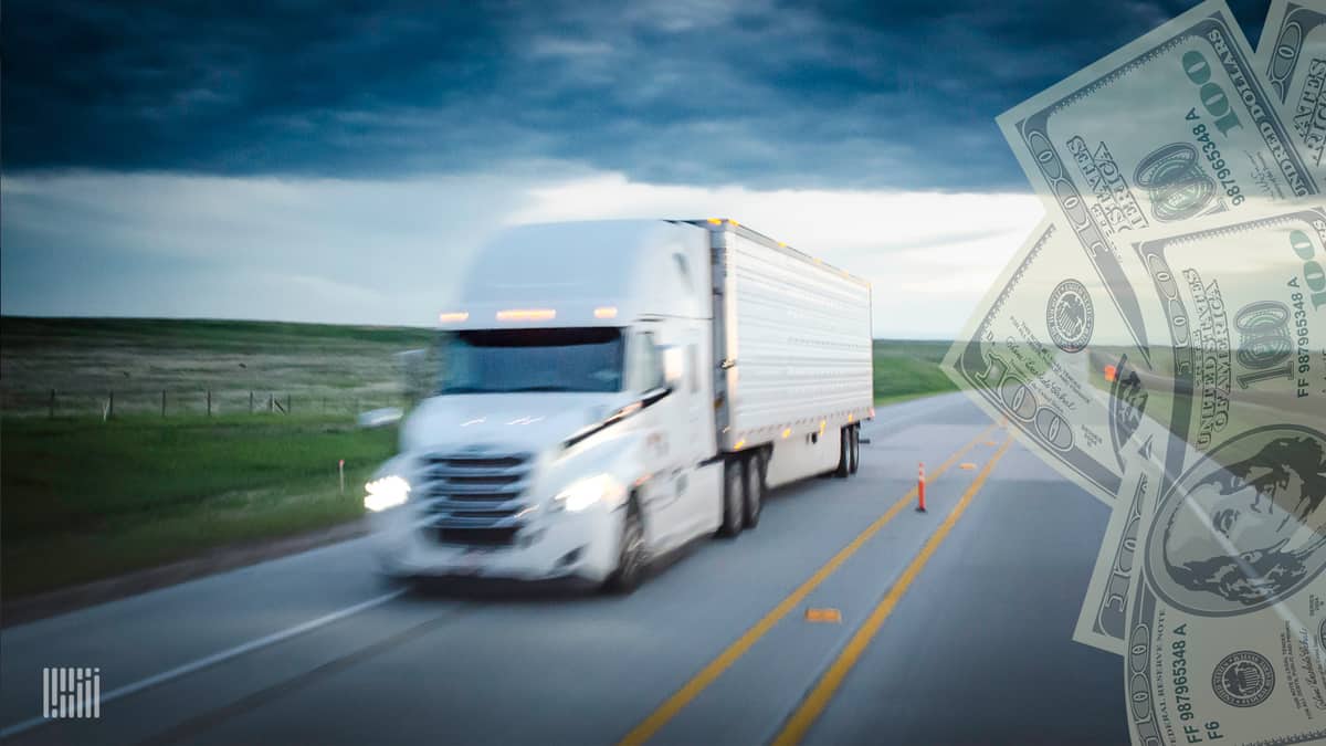 trucking cash and private equity