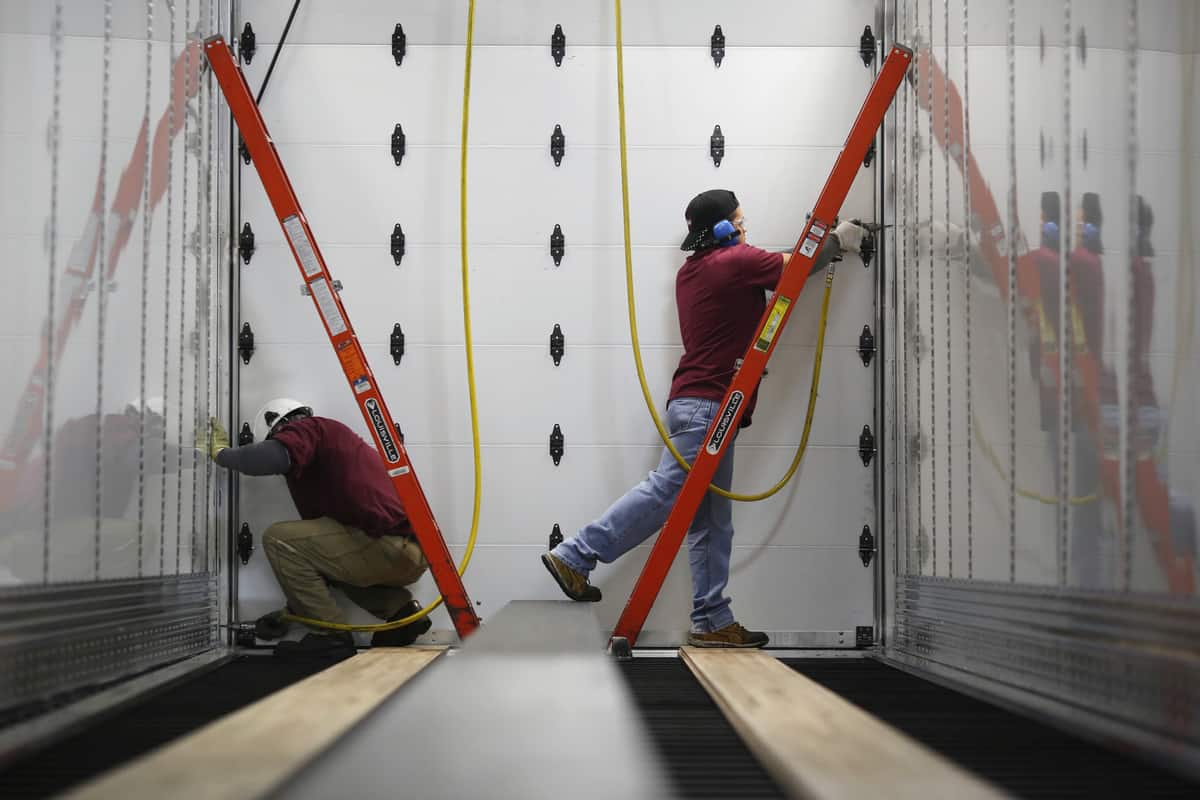 Wabash National trailer workers