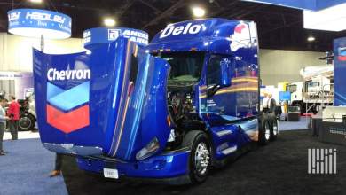 Chevron Delo truck