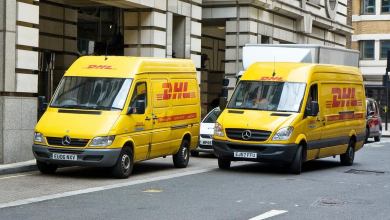 DHL European vans