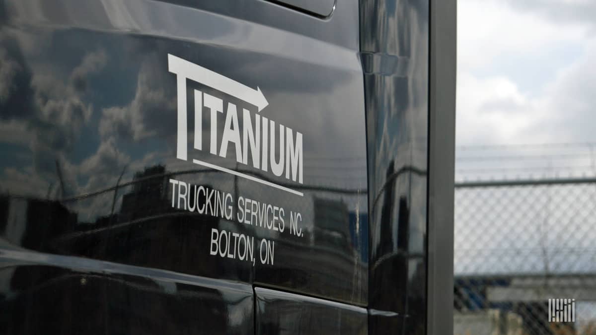 A power unit from Titanium Transportation Group