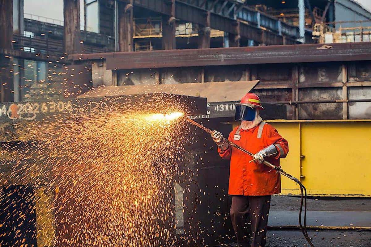 An EVRAZ steel facility in North America.