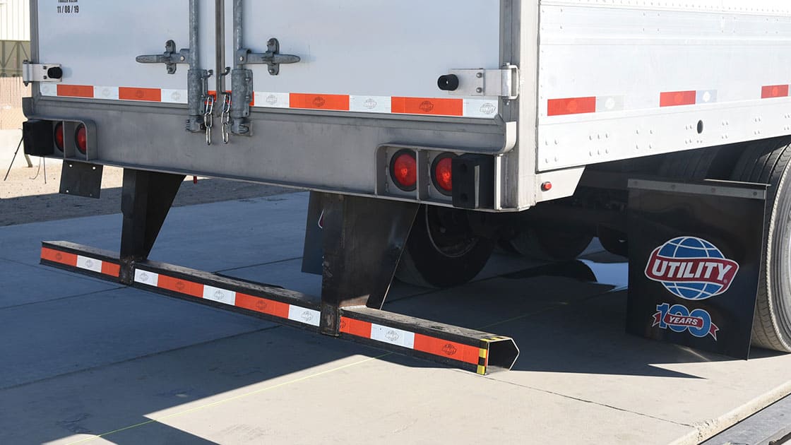 Trailer with underride guard