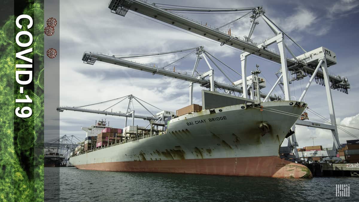 WTO expects global trade to decrease between 13% and 32% this year (Photo: Jim Allen/FreightWaves)