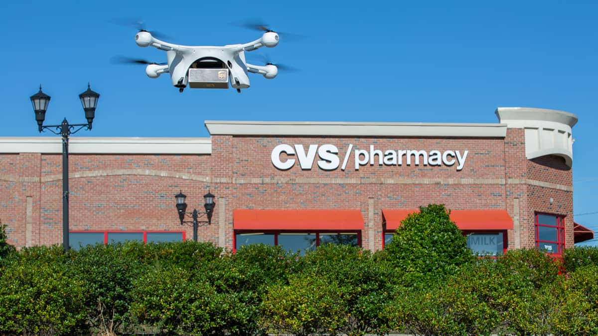 Drone near CVS