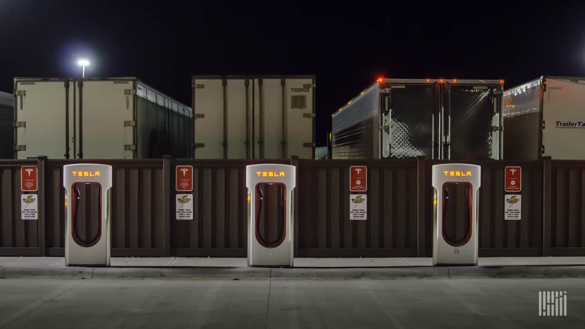 CHarging stations and trucks