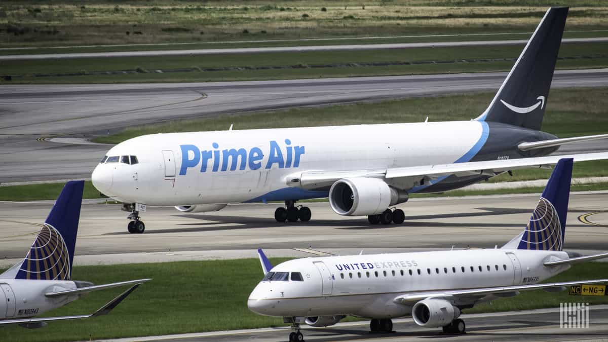 White planes on airport taxiways.