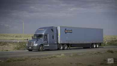 Werner truck on highway