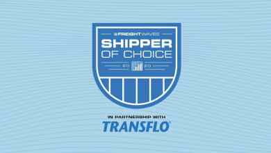 FreightWaves' Shipper of Choice Awards, sponsored by Transflo.