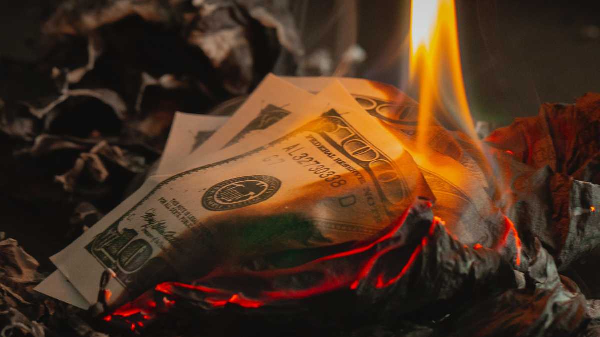 burning cash