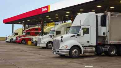 Trucks under PIlot canopy