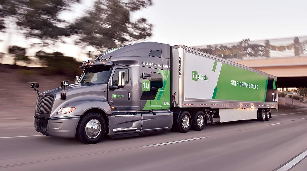 Navistar TuSimple driverless semi