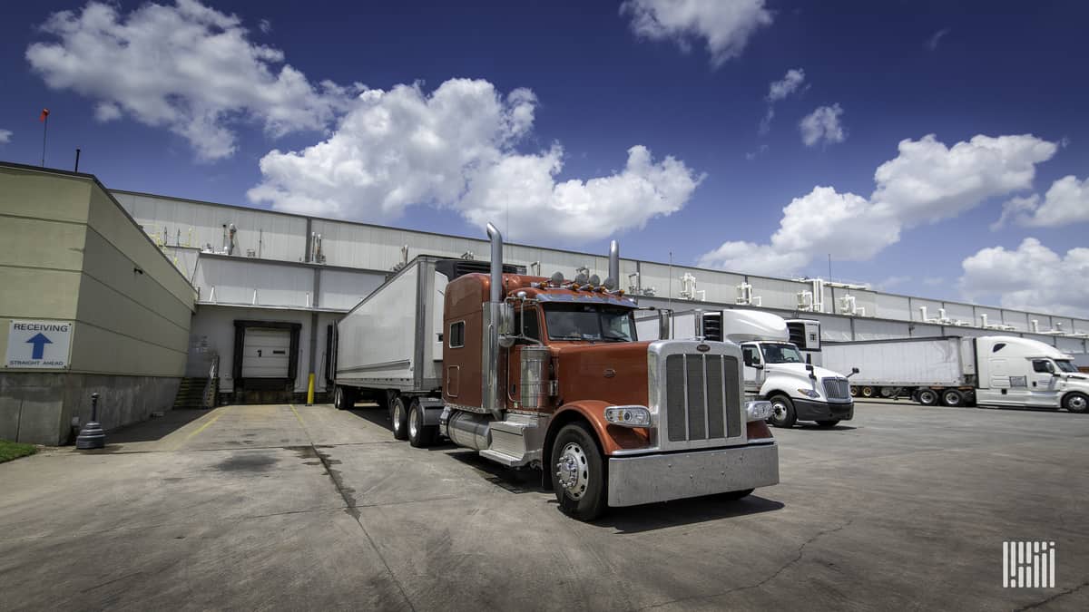 truck at dock