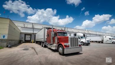 truck at dock