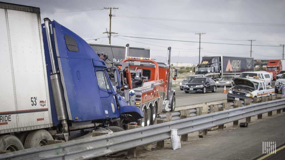 Truck accident