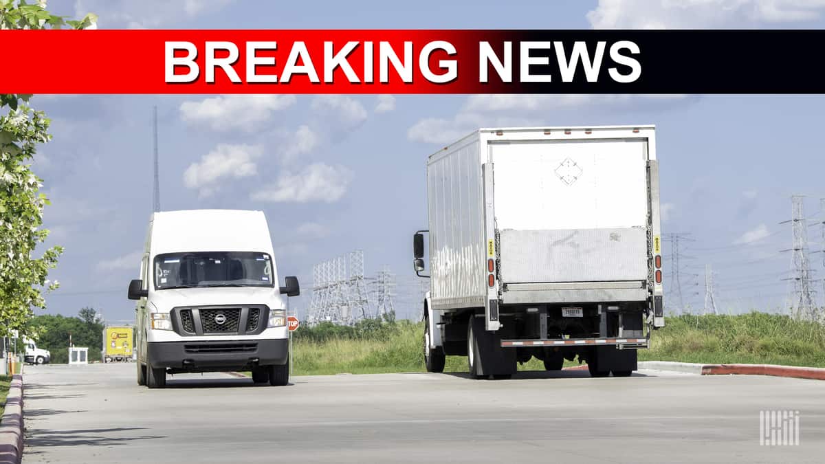A breaking news photo illustration accompanying a story about an outage hitting the USPS online tracking system.