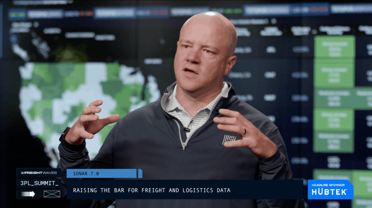 FreightWaves Founder and CEO Craig Fuller discusses third-party logistics issues. (Photo: FreightWaves)