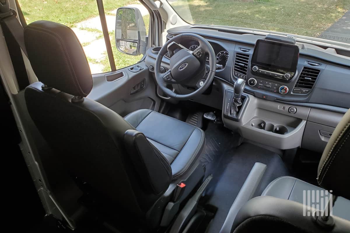 Ford Transit van interior