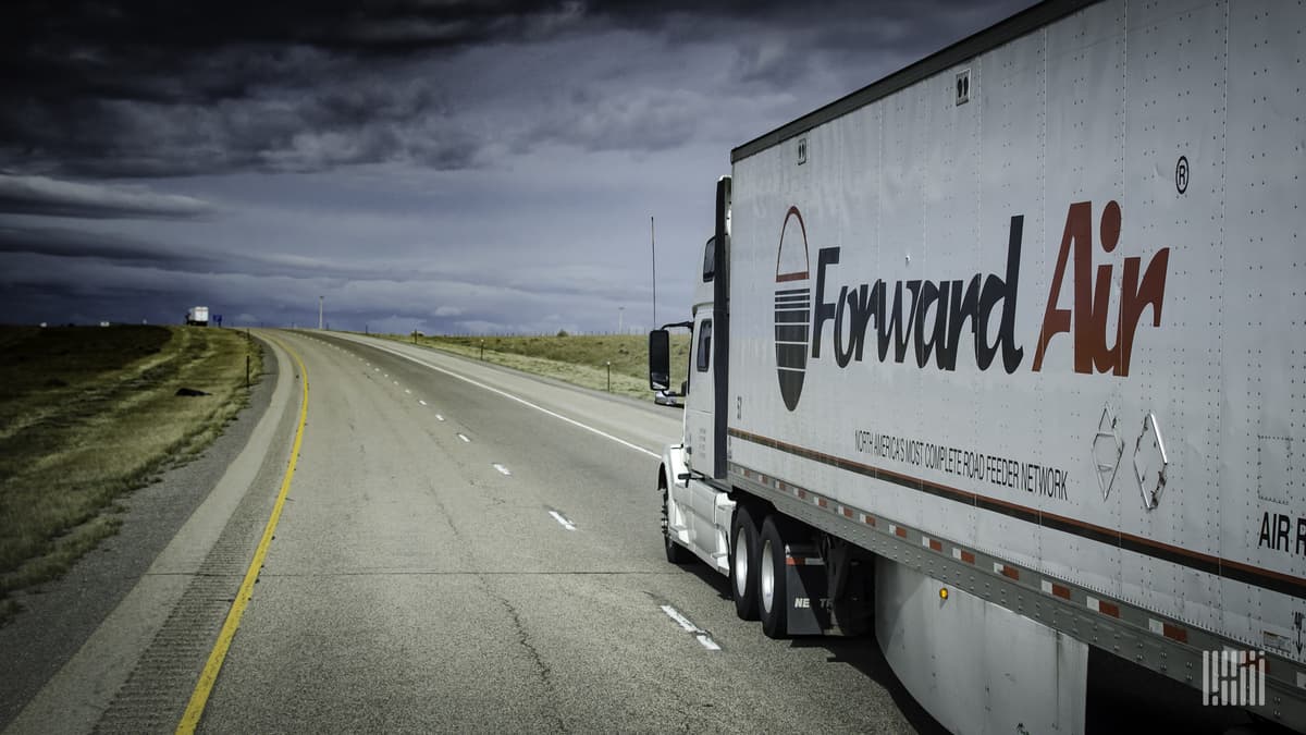 Forward Air truck on highway