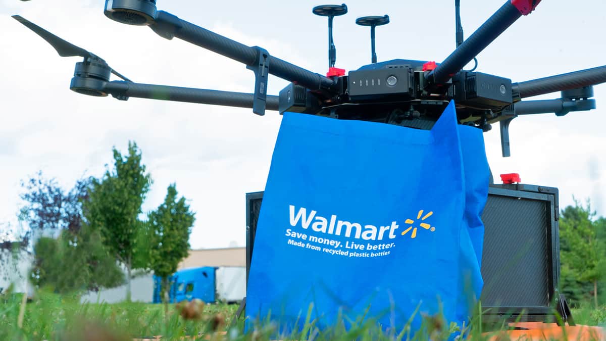 Walmart pilots drones to fly items to consumers’ doorsteps (Photo: Walmart)