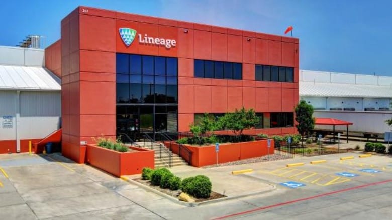 Lineage's Sunnyvale facility in Dallas, Texas